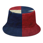 Texas Flag Print Bucket Hat