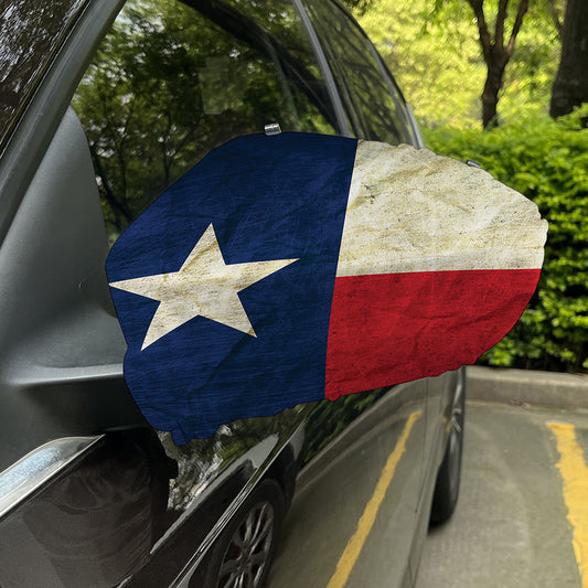 Texas Flag Print Car Side Mirror Covers