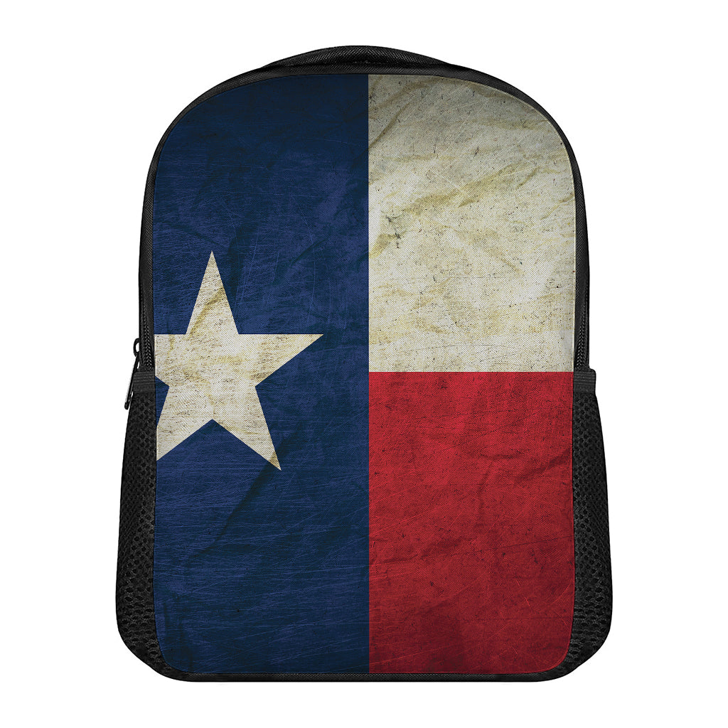 Texas Flag Print Casual Backpack