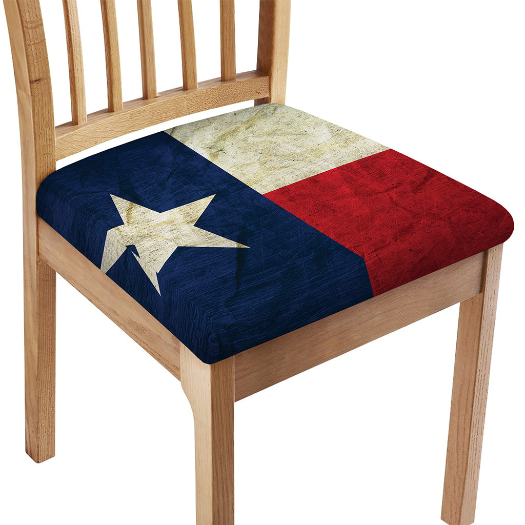 Texas Flag Print Chair Cushion Cover