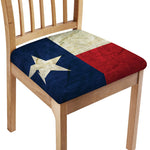 Texas Flag Print Chair Cushion Cover