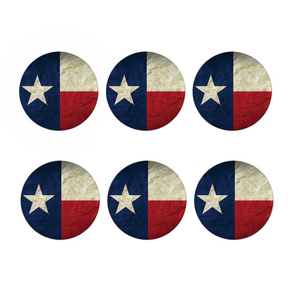 Texas Flag Print Coaster Set