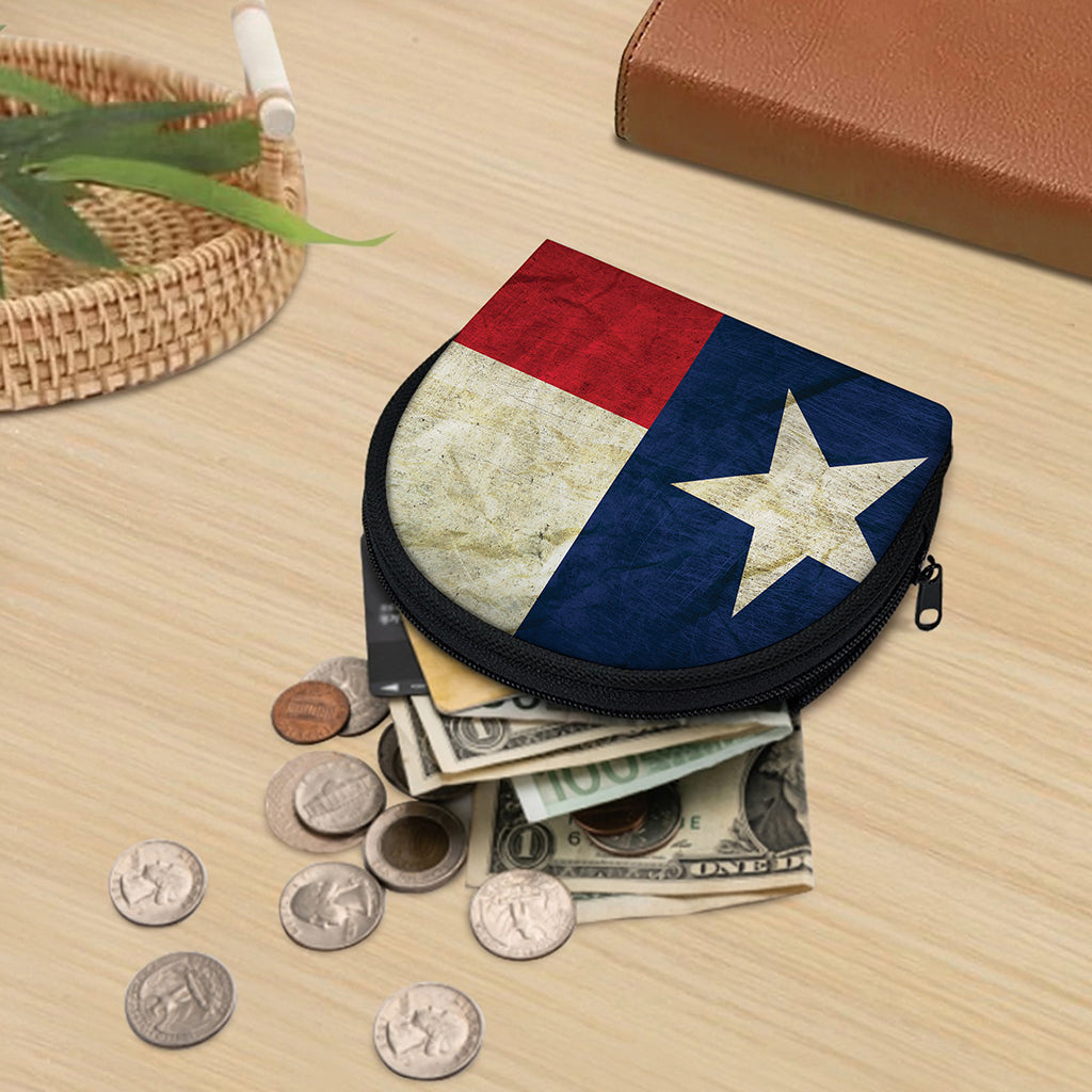 Texas Flag Print Coin Purse