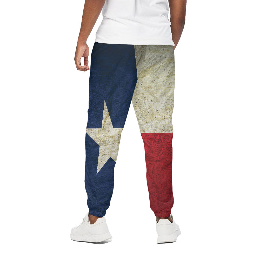 Texas Flag Print Cotton Pants
