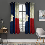 Texas Flag Print Curtain