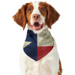 Texas Flag Print Dog Bandana