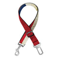 Texas Flag Print Dog Seat Belt