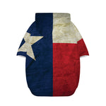 Texas Flag Print Dog Zip Up Hoodie