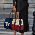 Texas Flag Print Duffle Bag
