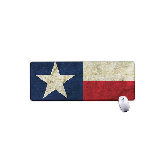 Texas Flag Print Extended Mouse Pad