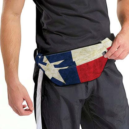 Texas Flag Print Fanny Pack