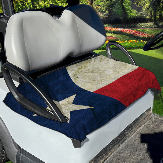 Texas Flag Print Golf Cart Seat Cover