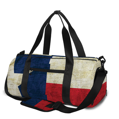 Texas Flag Print Gym Bag
