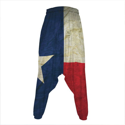 Texas Flag Print Hammer Pants