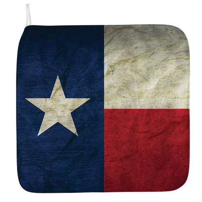 Texas Flag Print Hand Towel