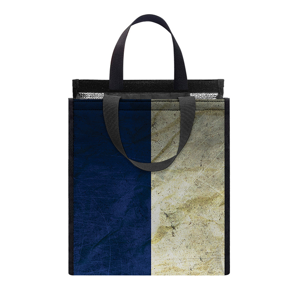 Texas Flag Print Insulated Lunch Tote