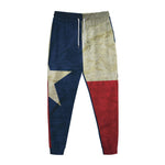 Texas Flag Print Jogger Pants