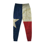 Texas Flag Print Jogger Pants