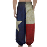 Texas Flag Print Lantern Pants