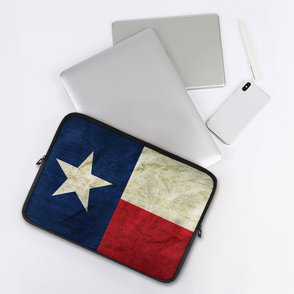 Texas Flag Print Laptop Sleeve