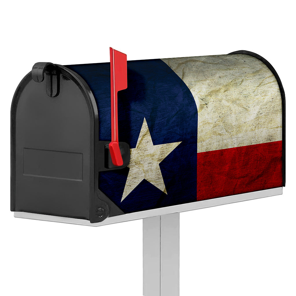 Texas Flag Print Mailbox Cover