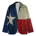 Texas Flag Print Men's Blazer