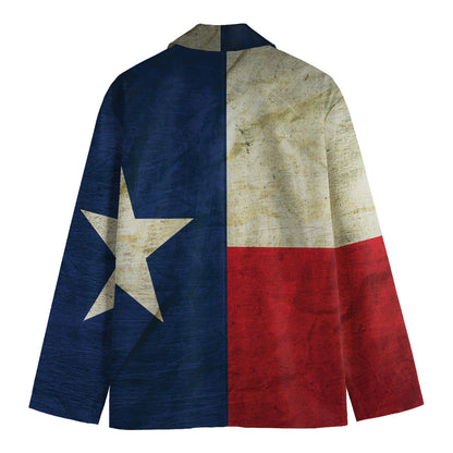Texas Flag Print Men's Blazer
