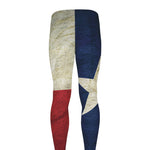 Texas Flag Print Men's leggings