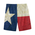 Texas Flag Print Men's Sports Shorts