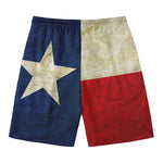 Texas Flag Print Men's Swim Trunks