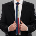 Texas Flag Print Necktie