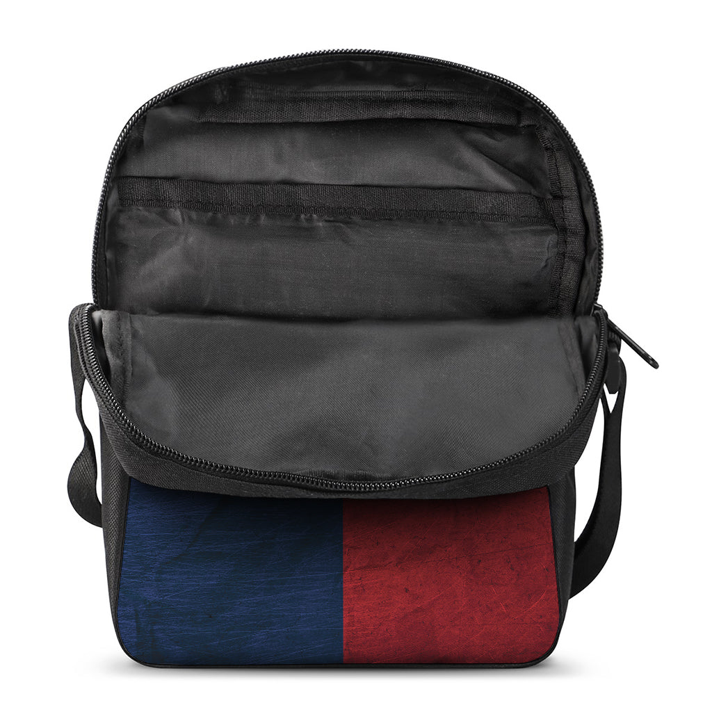 Texas Flag Print Rectangular Crossbody Bag