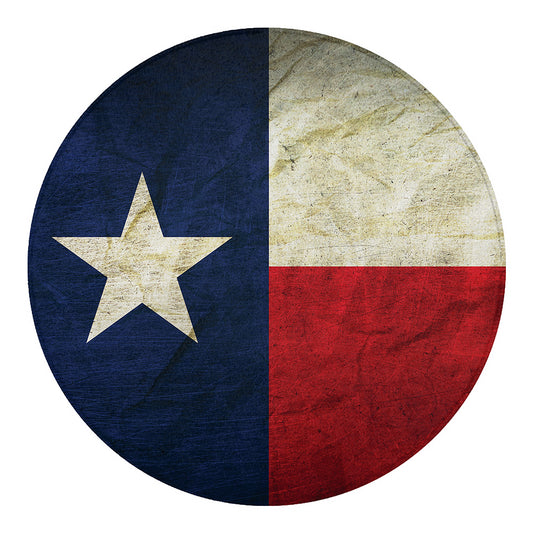 Texas Flag Print Round Blanket