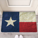 Texas Flag Print Rubber Doormat