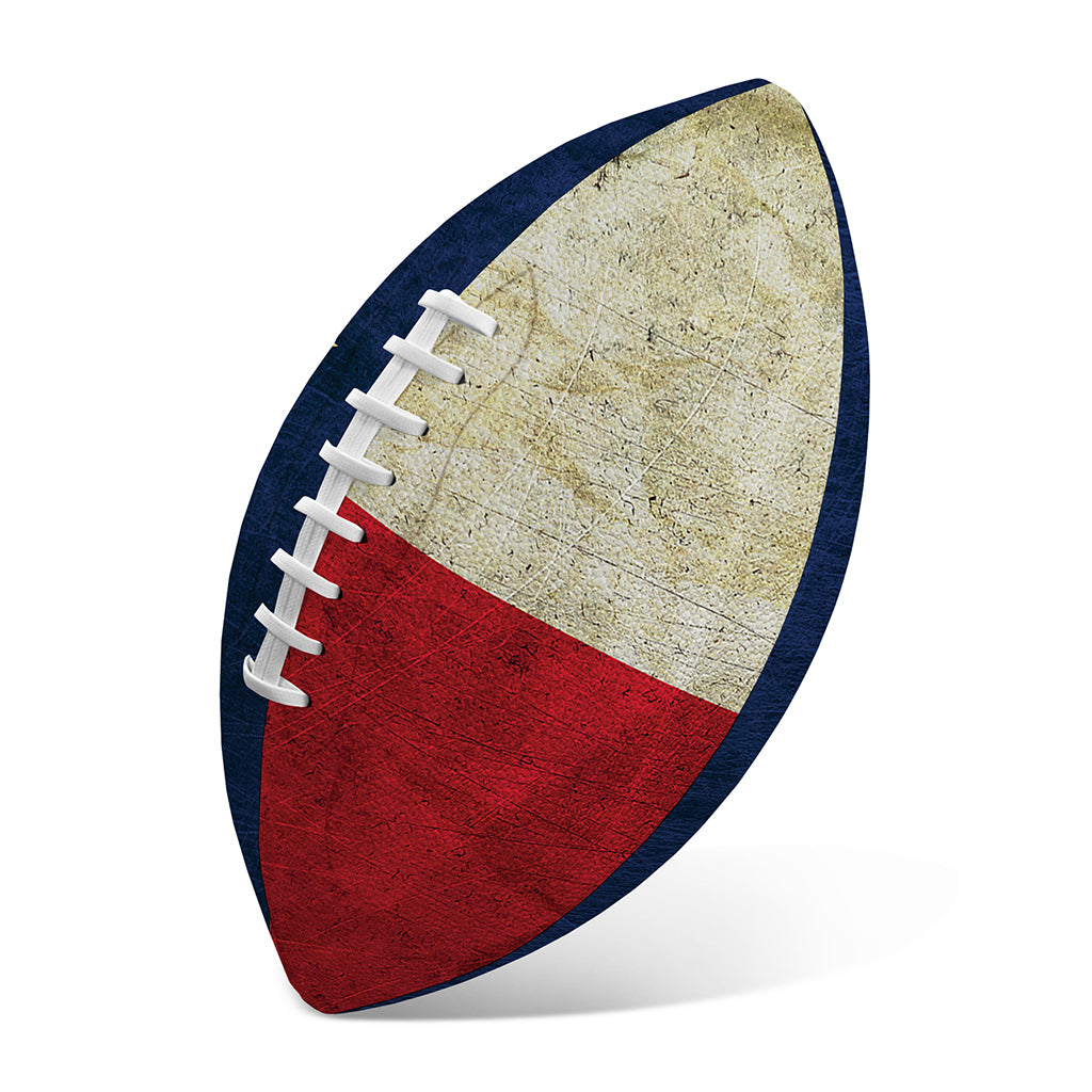 Texas Flag Print Rugby Ball
