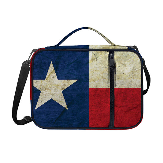 Texas Flag Print Shoulder Strap Bible Bag