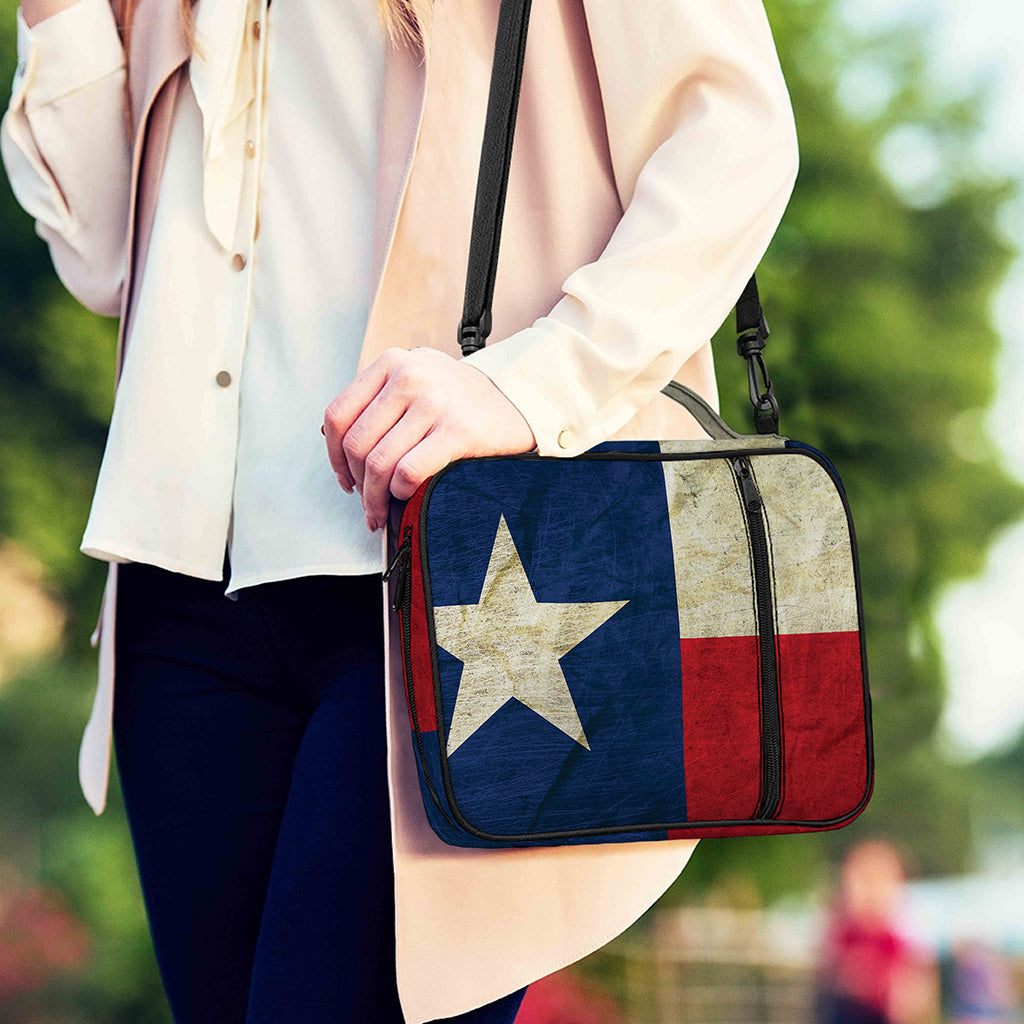 Texas Flag Print Shoulder Strap Bible Bag