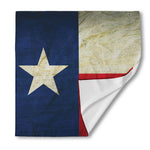Texas Flag Print Silk Bandana