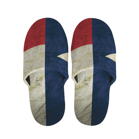 Texas Flag Print Slippers