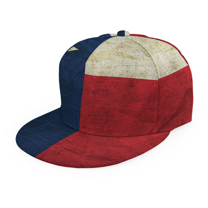 Texas Flag Print Snapback Cap