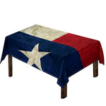 Texas Flag Print Tablecloth