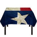 Texas Flag Print Tablecloth