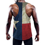 Texas Flag Print Training Tank Top