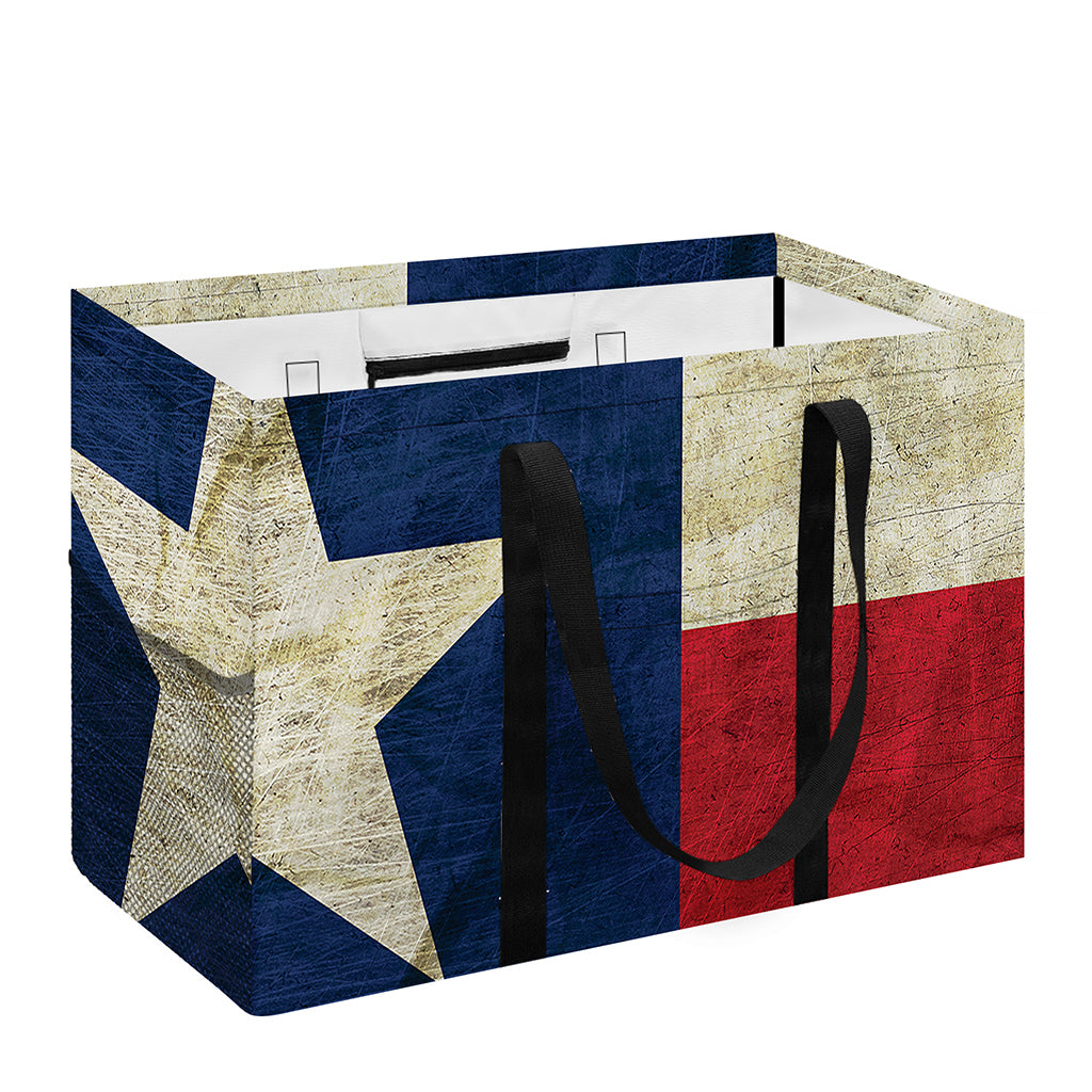 Texas Flag Print Utility Tote Bag