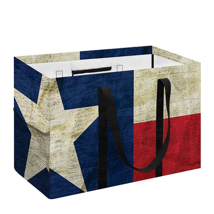 Texas Flag Print Utility Tote Bag