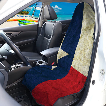 Texas Flag Print Waterproof Car Seat Cover