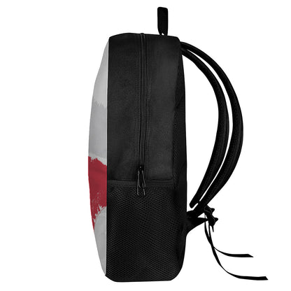 Texas State Flag Print 17 Inch Backpack