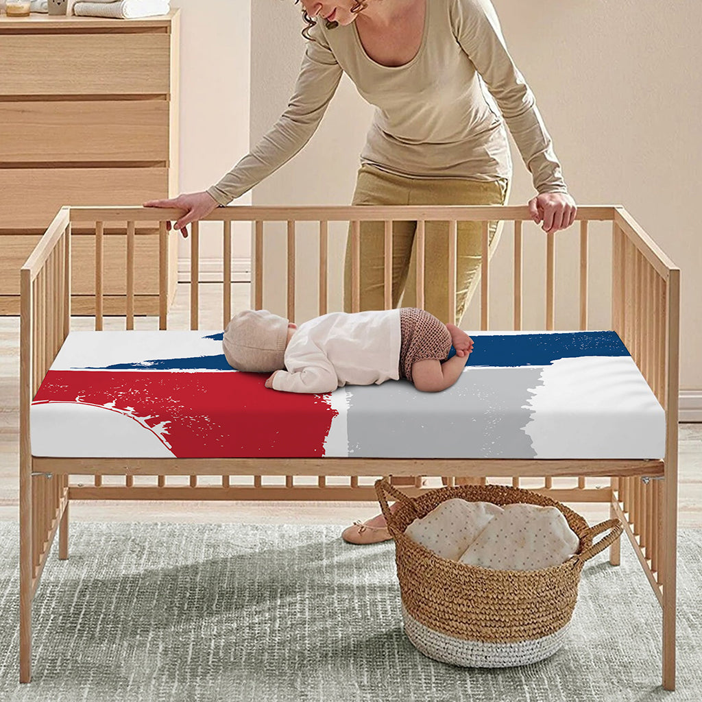 Texas State Flag Print Baby Crib Sheet