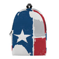 Texas State Flag Print School Backpack