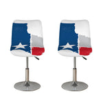 Texas State Flag Print Bar Stool Covers